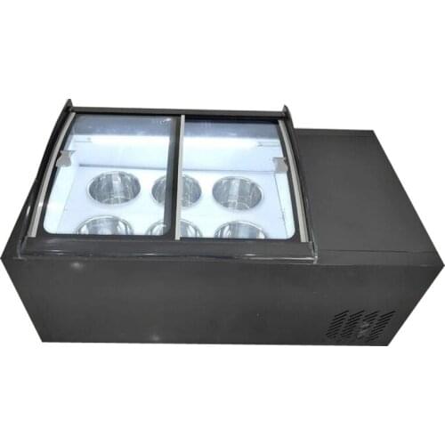 Hot Sale Ice Cream Display Cabinet Machine Refrigerator Commercial Freezer Ice Cream Sundae Storage Machine