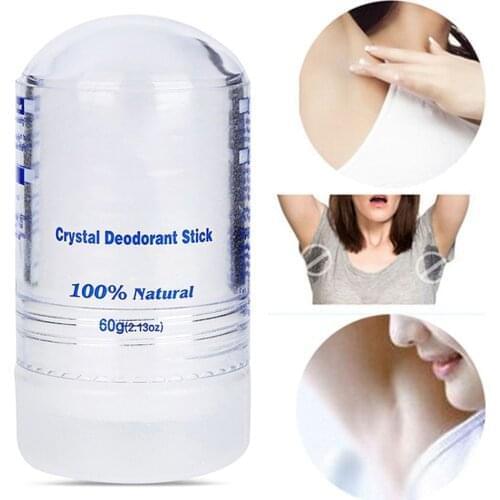 60g Crystal Deodorant Alum Stick Body Underarm Odor Remover Antiperspirant Natural Antiperspirant Deodorants Stick Men Women