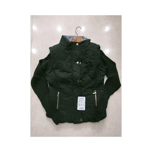 Spanish black embroidery warm soft knitted sleeve detachable cotton jacket off season promotion