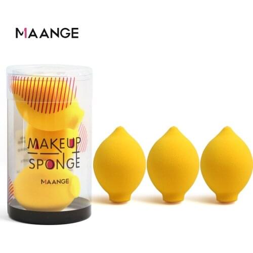 MAANGE 3Pcs/Pack Mini Makeup Sponge Egg For Blush Blender Concealer Powder Beauty Puff Cosmetic Tool