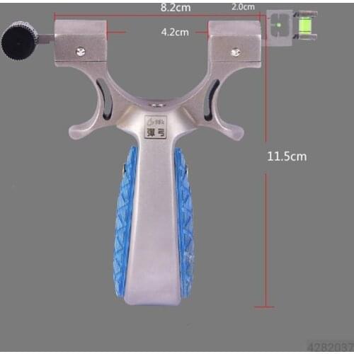 Outdoor Hunting tool Powerful Catapult High Precision Slingshot Set with Rubber Band and laser/Stainless Steel Material/Fast Bow