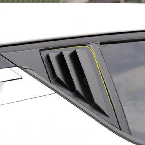 My Good Car ABS Plastic Rear Triangular Window Shutters Trim Cover For Toyota C-HR CHR 2016 2017 2018 Car accessories