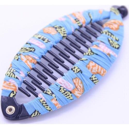 Wholesale Children Fish Shape Pearl Rhinestone Hair Claw Clips Hair Jewelry Banana Barrettes Hairpins Hair Accessories
