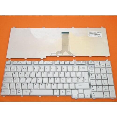 SP Spanish New Keyboard for Toshiba Satellite L500 L500D L505 L505D L350 L350D L355 L355D Laptop Silver
