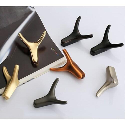 KK&FING European Luxury Hooks Zinc Alloy Storage Hooks Bathroom Kitchen Room Cloth Towel Rack Coat Hat Hanger Keys Creative Hook