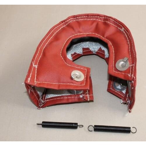 T4 GT42 GT55 T66 TURBO TURBINE HEAT SHIELD BLANKET RED RACING