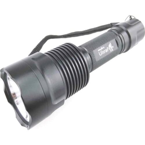 U-F C12 1xCREE XM-L2 U3 1800lm Cold White Light SMO/OP LED Flashlight (1 x 18650)