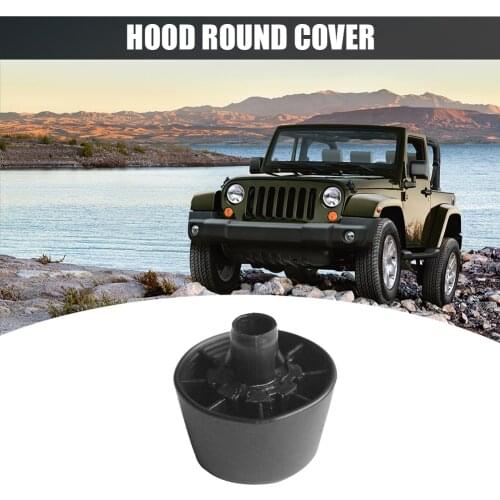 Automobile Exterior Decoration Parts for Jeep Wrangler JK 2007-2017 Accessories Hood Bump Stop Bonnet Bumper Cushion
