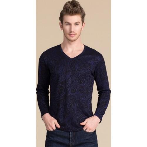 20%Silk 20%Wool Blended Knitted Cardigan Mans Autumn And Winter V-collar Pure Color Sweater 2018 New Slim Knitted Sweater