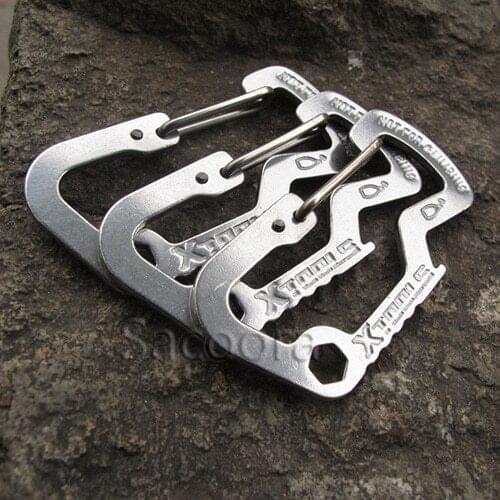 1pcs Stainless Steel EDC Multifunction Outdoor Equipment Pocket Tool Travel Kits