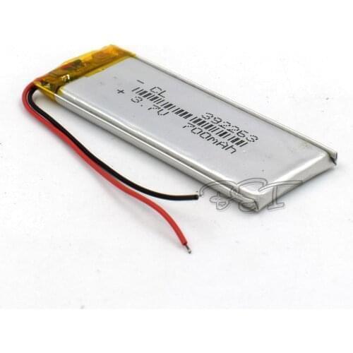 10Pcs 3.7V Polymer Lithium Battery 392263 Rechargeable Li-ion Cell 700mAh For MP5 Navigator GPS MP3 MP4 Ebook Speaker Camera
