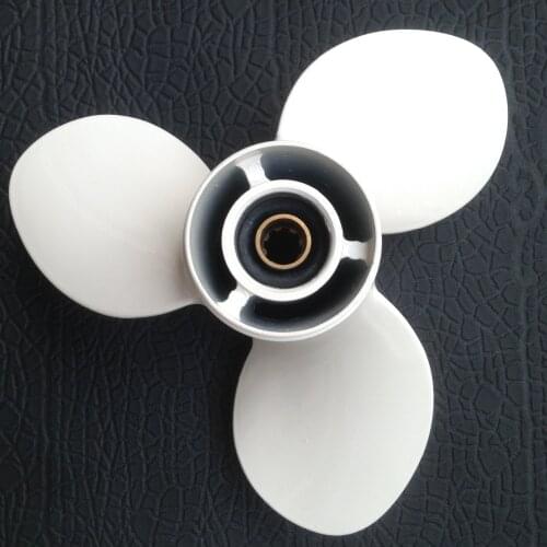 9 1/4x10 1/2 For yamaha 9.9HP 15 HP propeller Aluminium propeller 8 tooth spline outboard propeller motor cheap boat motors