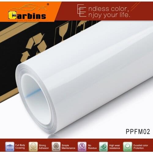 Carbins high strength car paint protection film glossy PVC PPF super clear anti-scratch anti yellowish 3-5 years guarantee