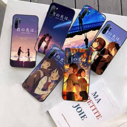 Anime your name Phone Case Funda For Huawei P9 P10 P20 P30 Lite 2016 2017 2019 plus pro P smart