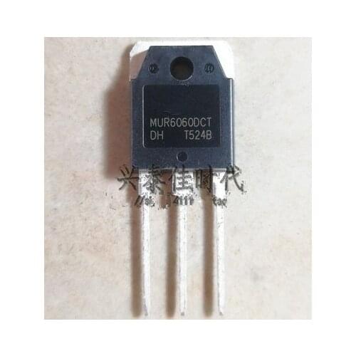 10PCS/LOT MUR6060DCT MUR6060 MUR6060DCS Fast recovery diode