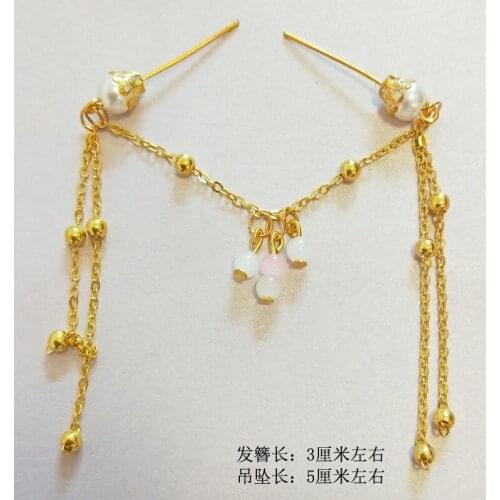 For 30cm chinese kurhn doll Traditional Earrings head decoration doll Necklace DIY Earrings Ornament Toy Jewelry