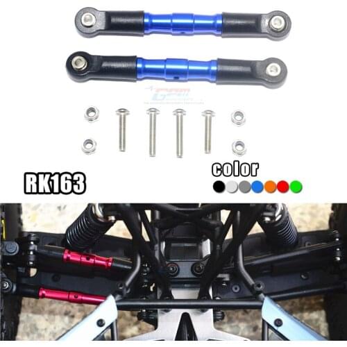 GPM LOSI 1/10 ROCK REY Desert truck RTR Upgrade accessories Metal aluminum alloy Front upper arm Tie rod With nylon rubber feet