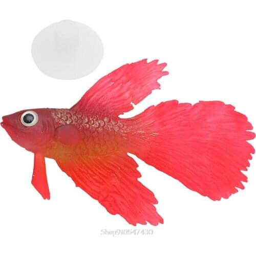 Artificial Soft Silicone Glowing Effect Betta Aquarium Fish Tank Ornament Decor D24 20 Dropship
