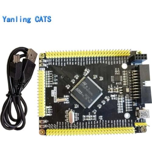 STM32f407ZET6 Arm Cortex M4 Development Board STM32F4 Discovery MCU LQFP144 Pin Minisystem Core Board with Usb Cable 1PCS ZL-07