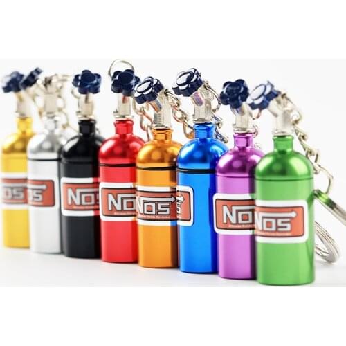 Fashion Design Mini Bottle Keychain Keyring Pendent Car Auto Accessories Key Chain Ring