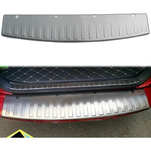 Car Rear Bumper Trunk Sill Plate Guard Protector Cover Trim for Toyota RAV4 2009-2013