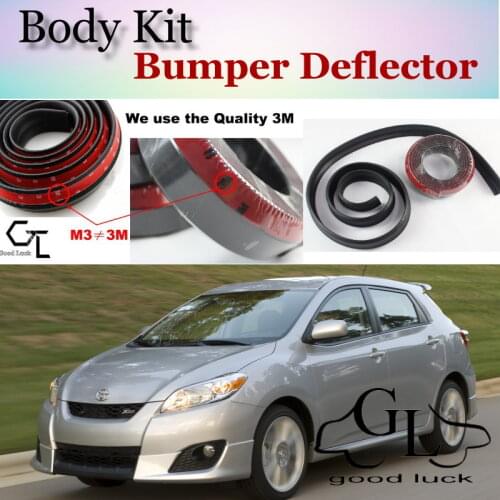 For TOYOTA Matrix For Pontiac Vibe Bumper Lip Lips / Top Gear Shop Front Spoiler For Car Tuning / TOPGEAR Body Kit + Strip Skirt
