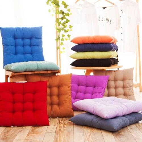 Pillows for Chairs Floor Seat Cushion Thicken Tatami Dining Chair Cushions Solid Color Home Decorative Sitting Sofa Pillows New