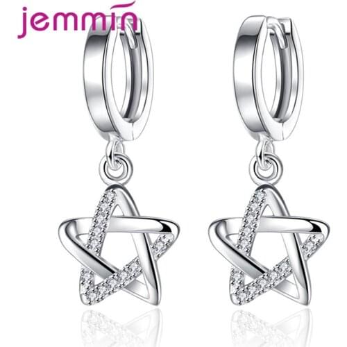 Luxury Brand Long Tassel 925 Sterling Silver Drop Earrings For Women Party Wedding Jewelry Korean Stylish Geometric Joyas