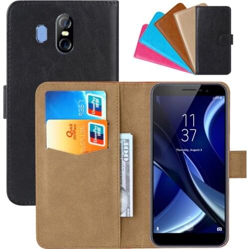 Luxury Wallet Case For HomTom S16 PU Leather Retro Flip Cover Magnetic Fashion Cases Strap