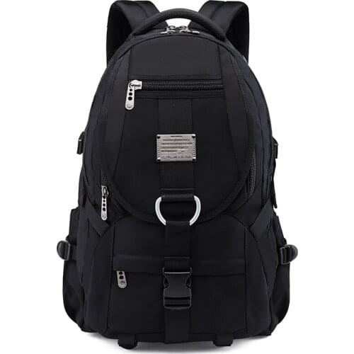 Men Oxford Backpack Large Waterproof Travel Camping Backpack 15.6 inch Laptop Rucksack Backpack Vintage School Bag mochila