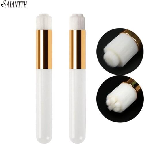 SAIANTTH 10pcs New South Korea nose brush upgraded head deep clean scrub Blackhead washing super soft hand washing face brush