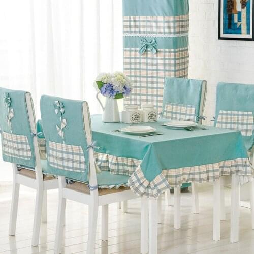 High Quality Tablecloths with Chair Covers Mats Embroidered Tablecloth For Table Wedding Home Coffee Table Cloth Cover