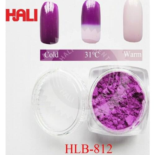 Thermochromic pigment,hot active pigment,item:HLB-812,color:purple,active temperature:31centigrade,1lot=10gram,free