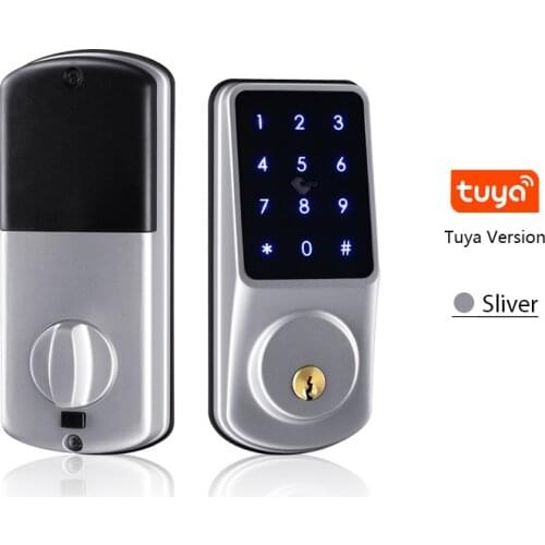 Tuya smartlife Home WiFi Keyless Secure Keypad remote control deadbolt Electronic Digital Smart rfid door lock