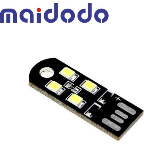 1W 5V LED USB Night Light 4 LEDs Cool White