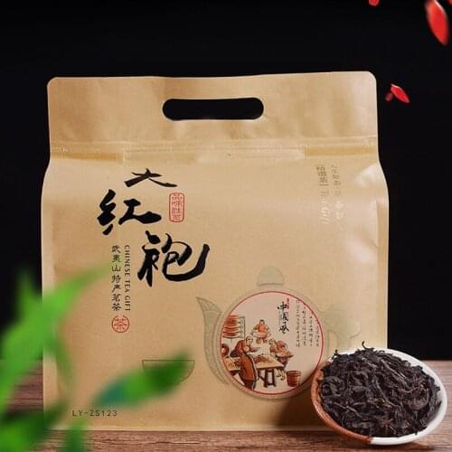 2021 Wuyi Mountain Tea Rock Big Red Robe Chinese Tea Oolong Loose Leaf with Floral Scent 500g