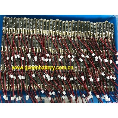 3.7V 1S1P 603436 prismatic handheld device rechargeable battery pack 800mAh with pcb1.5A