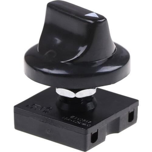 120V-250V 4-Position 3-Speed Fan Selector Rotary Select Selector Switch 13AMP