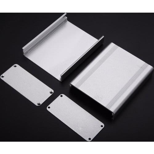 Aluminum Instrument Enclosure Silver Split Body Electronic Project Case 110x88x38mm Extruded Aluminum Enclosure Storage Box