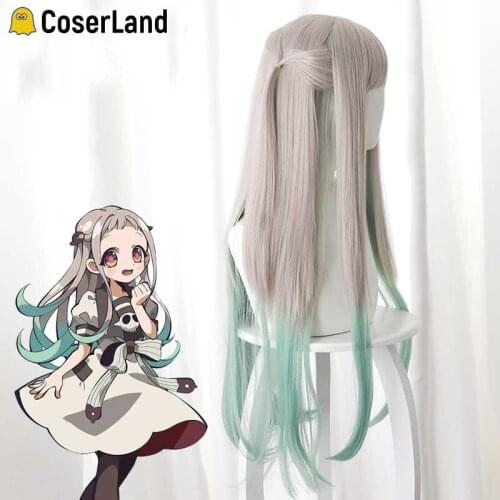 Anime Hanako Kun Cosplay Wig Toilet-bound Jibaku Shounen Hanako-Kun Yugi Nene Yashiro Kawaii Kimono Carnival Props Lolita Wig