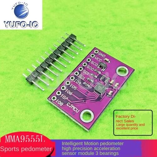 Free Ship 3pcs cjmcu Acceleration Sensor Module MMA9555L Sports Pedometer High Accuracy 3-Axis Development Board Module