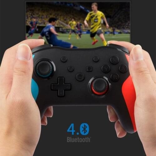 Wireless Bluetooth 4.0 Pro Game Controller Game Joystick Turbo Vibration Gyro Gamepad for NS Switch Console PS 3 Android TV PC