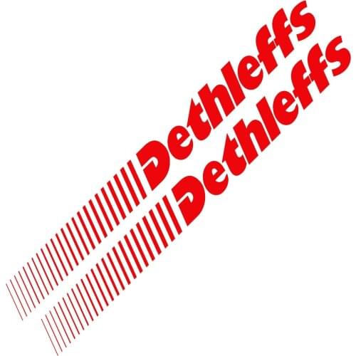 For 2xDethleffs Old 97,2cm x9cm aufkleber sticker wohnmobil camper wohnwagen caravan Car Styling