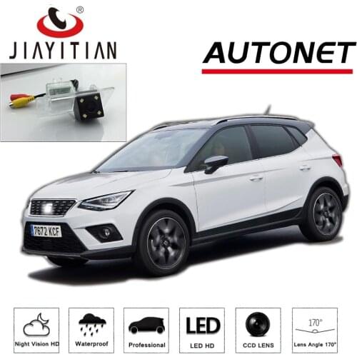 JIAYITIAN Rear View Camera For SEAT Arona 2017 2018 2019 CCD Night Vision Backup camera license plate camera Reverse Camera
