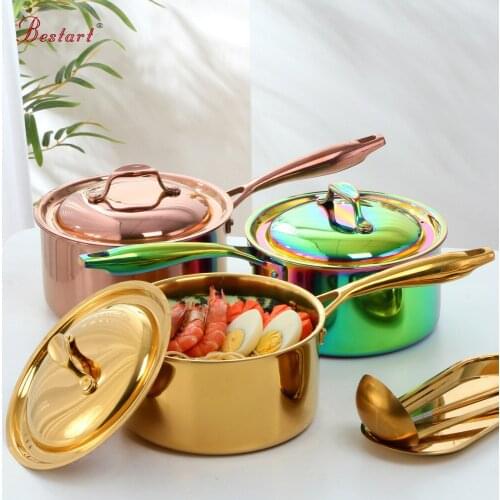 Soup Pot Stainless Steel Three Layer Steel Soup Pot Milk Pot Soup Pan Kitchen Boiler Soup Cooking kitchen Pot Tools