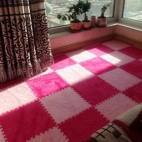 Top Sale 30*30cm Living Room bedroom Children Kids Soft Carpet Magic Patchwork Jigsaw Splice Heads Climbing Baby Mat 1pcs