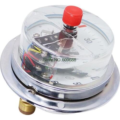 YNXC-100ZT Magnetic aid Axial Band Side Oil Pressure Gauge Shock-proof Pressure Gauge Meter