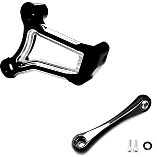Shallow Cut Billet Front Engine Mount Bracket&Stabilizer Link For Harley Electra Glide Road FLH/T 2009-2013 14 15 16