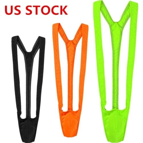 Men Sexy Erotic Lingerie Stretchy Open Thong Mankini Swimsuit Mens Thong Gay Underwear Hot Sexy Swimwear Bathing Suit Bodysuit