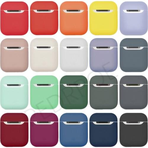 Soft Silicone Cases For Apple Airpods 1/2 Protective Bluetooth Wireless Earphone Cover For Air Pods Luxury Charging Box Bags